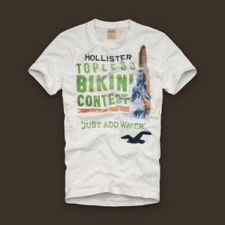 T-shirt Hollister Homme en Blanc